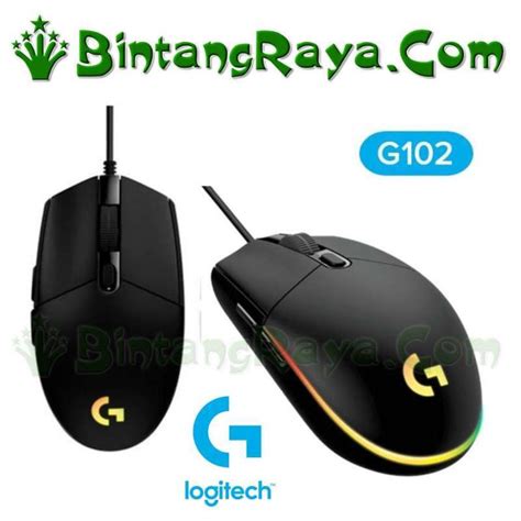 Jual Mouse Gaming Logitech G102 Prodigy Black Di Seller Bintang Raya