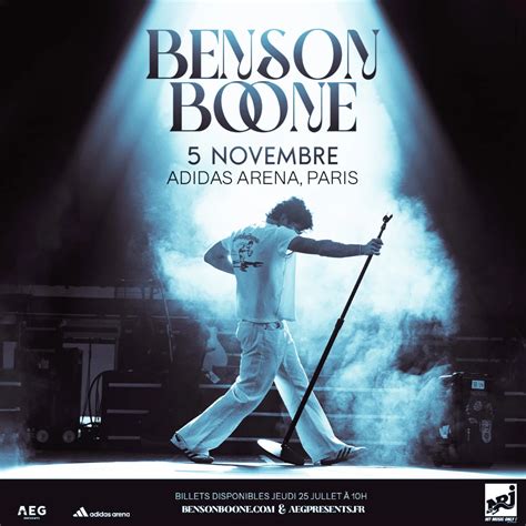 Concert Benson Boone Paris Billets Prix Et R Servations