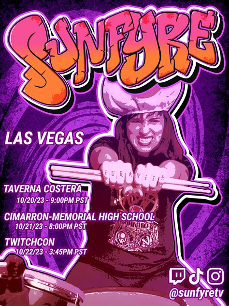 Sunfyre Las Vegas 2023 Show Poster For Sunfyretv On Behance