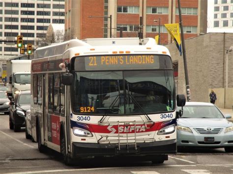 Septa New Flyer Xde40 On Chestnut St New Flyer Center City Chestnut