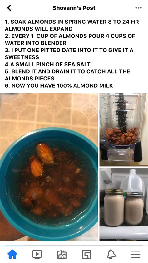 Pin By Loni L Tiktok Reposter On Beverages Soaked Almonds Food Sweet