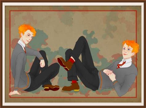 Pottermore Characters The Weasley Twins Harry Potter Fan Art