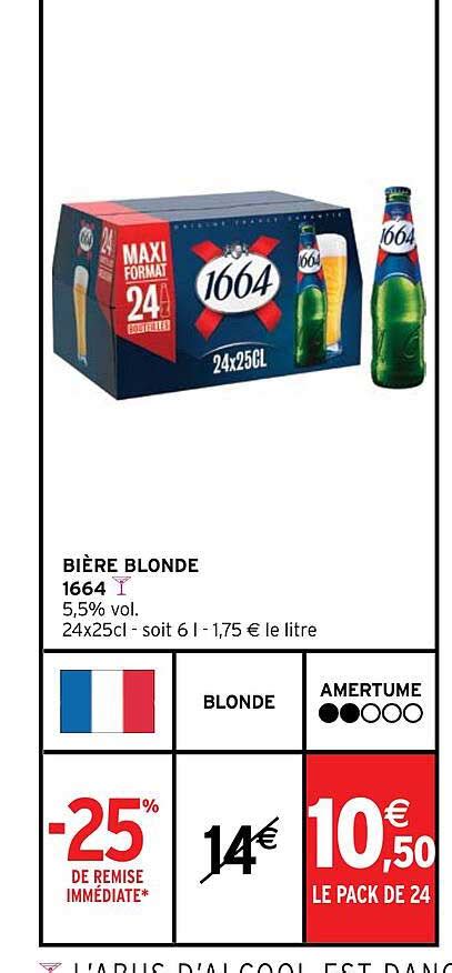 Promo Bière Blonde chez Intermarché Express iCatalogue fr
