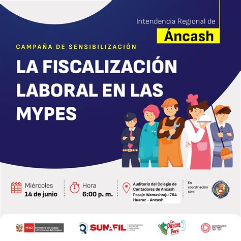 Campa A La Fiscalizaci N Laboral En Las Mypes Sunafil Colegio De