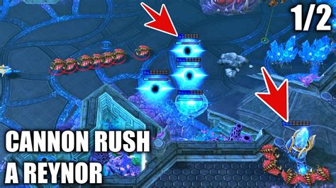 LE METEN EL CANNON RUSH A REYNOR Reynor Vs Harstem 1 2 ESL Master