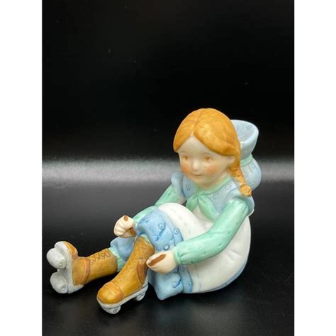 Holly Hobbie Accents Holly Hobbie Lacing Her Skates Figurine Poshmark