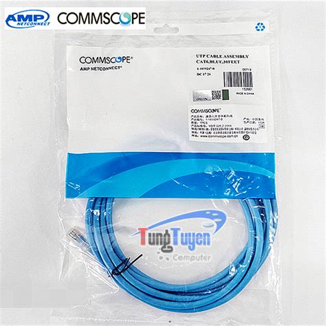 D Y Nh Y Patch Cord M Cat Blue Npc Uvdb Bl F Commscope