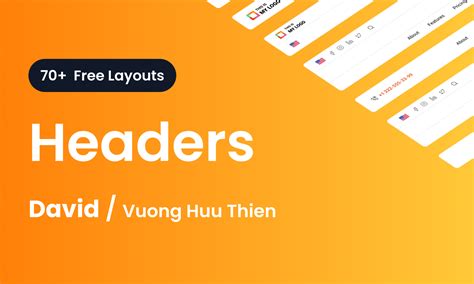 70 Free Headers Layout Navbar Figma Community