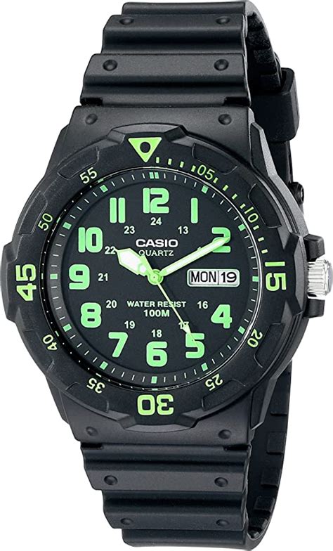 Amazon co jp Casio Mens Black Resin Dive Watch Casio ファッション