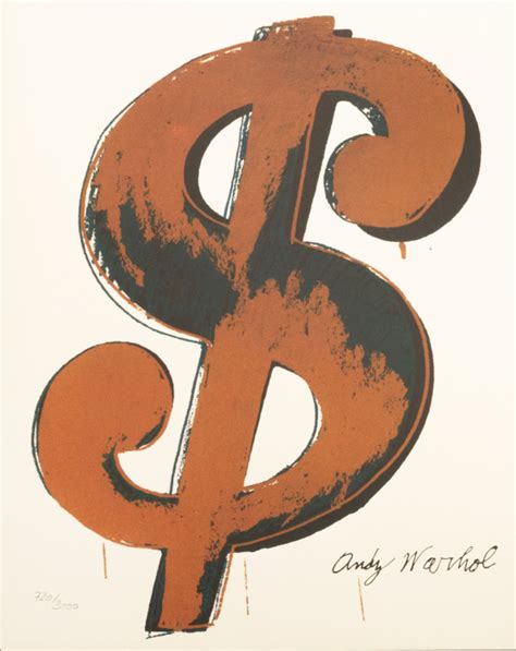 Warhol Andy Dollar Sign catalog Moderne Zeitgenössische Kunst