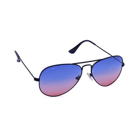 Buy Fastrack Black Aviator Sunglasses M165bu34v Online