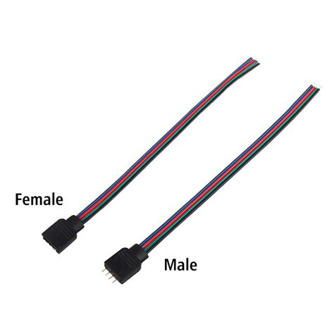 Inch Pin Rgb Pin Rgbw Extension Wire Connector Electric Cable