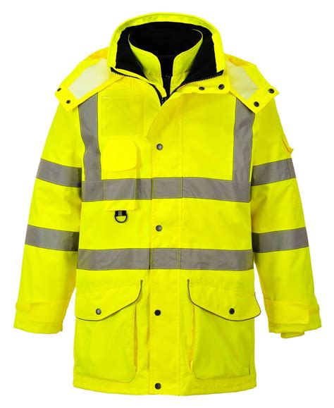 Portwest S Hivis In Breathable Traffic Jacket Safety Clothing