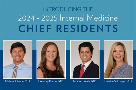 Meet The Internal Medicine Chief Residents For The Year