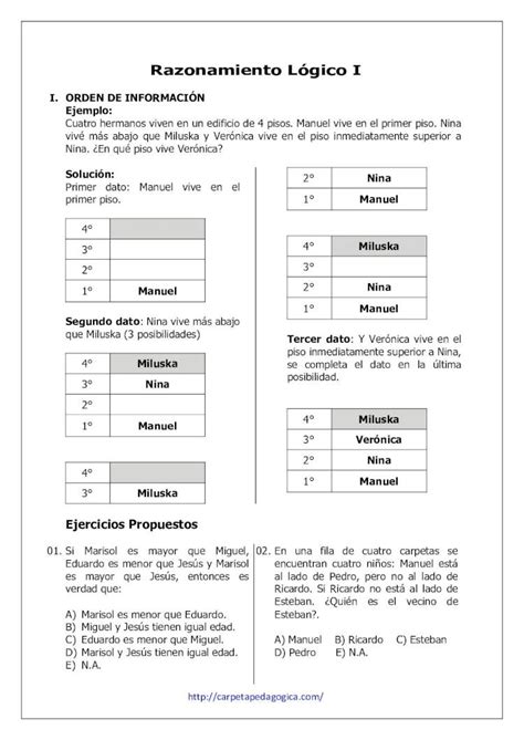 PDF Razonamiento lógico I DOKUMEN TIPS