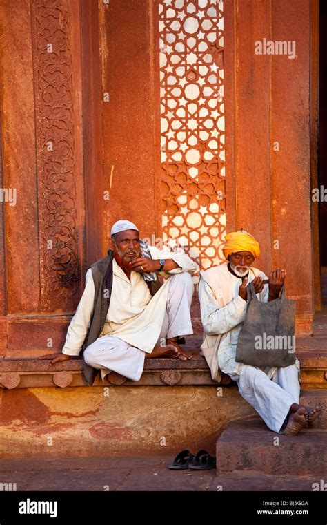 Inside The Friday Mosque In Fatehpur Sikri India Stock Photo Alamy