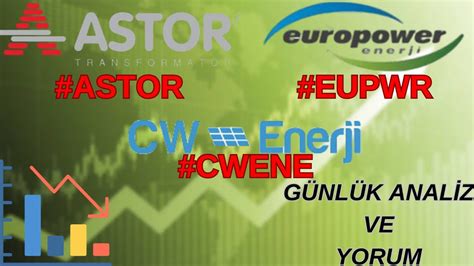 EUROPOWER CW ENERJİ ASTOR HİSSE KAPANIŞ cwene astor eupwr HALKA ARZ