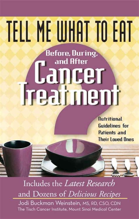 Tell Me What To Eat Before During And After Cancer Treatment Nutritional Guidelines For