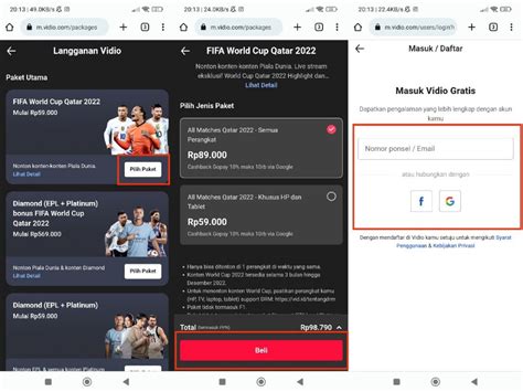 Cara Beli Paket Vidio Buat Tonton Piala Dunia 2022