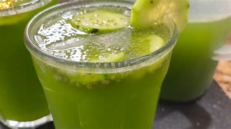 C Mo Hacer Una Rica Agua De Pepino Con Lim N Chia Perejil Refrescante Y