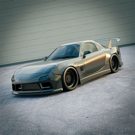 Rocket Bunny Mazda Rx7 Fd3s Wide Body Kit 43 Off