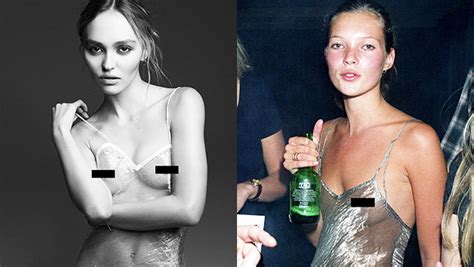 Lily Rose Depp Channels Johnnys Ex Kate Moss In Sheer Dress Photos