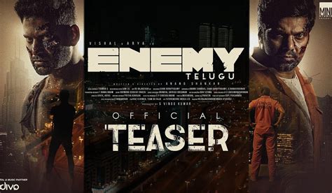 Enemy Teaser Arya Vishal Promises An Action Thriller