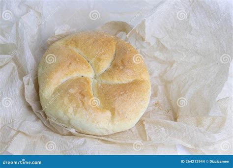 Close Up Kaiser Roll Vienna Roll Traditional Bread From Austria