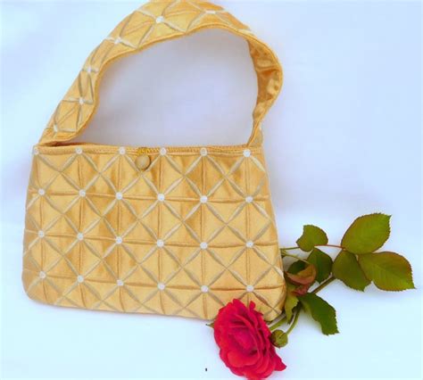 Purse Gold Evening Bag Evening Bag Embroidered Evening Bag - Etsy