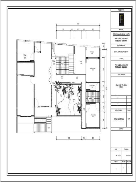 floor plan rencana  rev