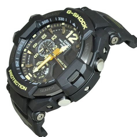 นาฬิกา คาสิโอ G Shock Gravitymaster Vintage Blackandgold รุ่น Ga 1100gb 1a ของแท้ รับประกัน 1 ปี