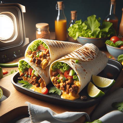 Burritos Crispy De Carne En Airfryer Deliciario