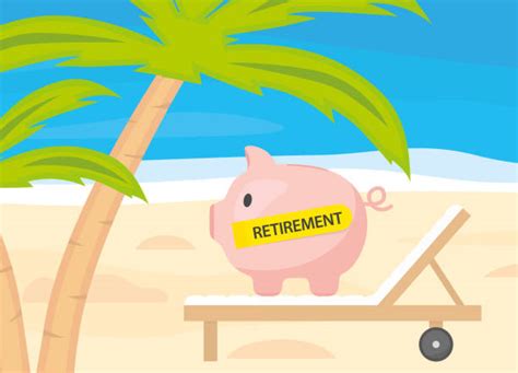 80 Retirement Beach Chairs Stock Illustrations Royalty Free Vector