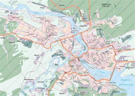 irkutsk map russia