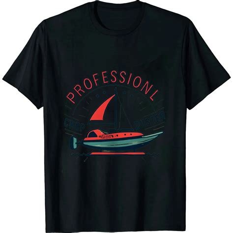 Mens Professional Crop Duster T Shirt Funny Sarcastic Humor Farting Tee