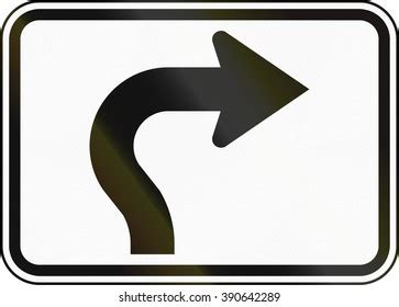 86 Wide Right Turn Road Sign Images, Stock Photos & Vectors | Shutterstock