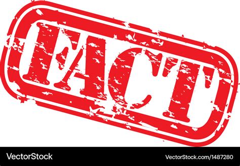 Fact stamp Royalty Free Vector Image - VectorStock 