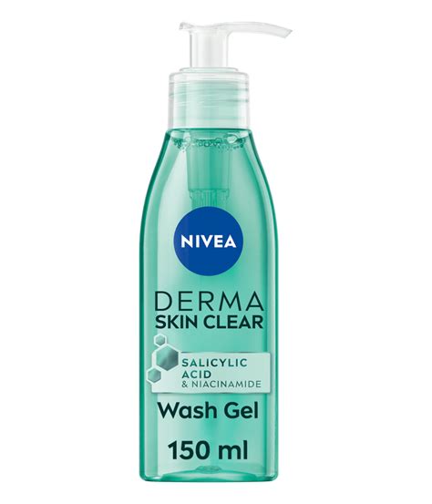 Derma Skin Clear Wash Gel Face Cleansers Nivea