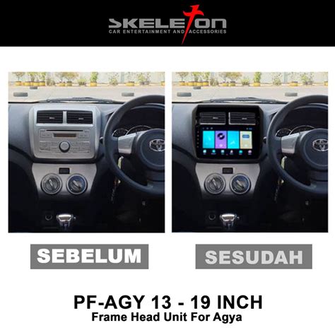 Jual FRAME HEAD UNIT ANDROID 9 INCH AGYA DAN AYLA 2013 UP Shopee