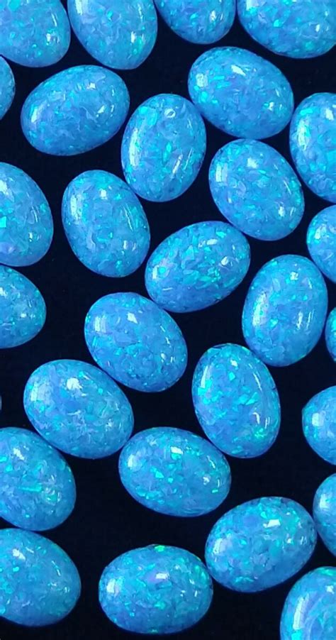 Lab Grown Oval Opal Cabochons Santa Fe Jewelers Supply Santa Fe