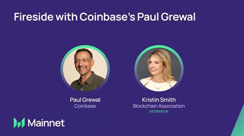 Fireside With Coinbase S Paul Grewal YouTube