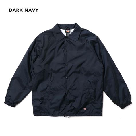 Dickies ディッキーズ 76242 ジャケット ナイロンコーチジャケット メンズ Nylon Snap Front Coaches Jacket ウインドブレーカー