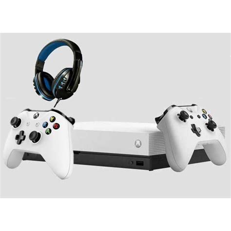 Microsoft Xbox One X 1TB Gaming Console White 2 Controller Included ...