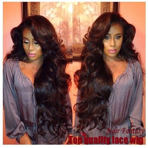 Malaysian Hair Super Wave Wigs Synthetic Lace Front Wigs 180 Heavy