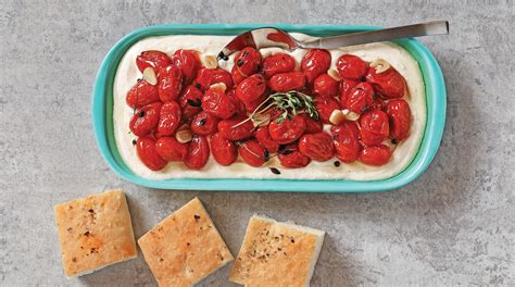 Whipped Feta With Slow Roasted Cherry Tomatoes Hello Canola