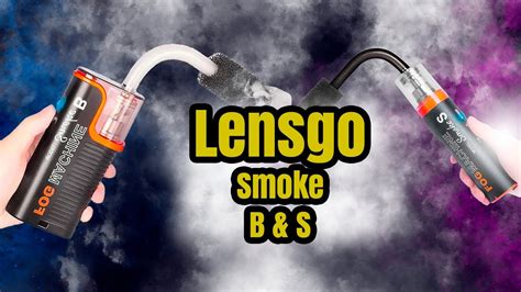 Lensgo Smoke B S Ottime Macchina Del Fumo Portatili A Batteria Youtube