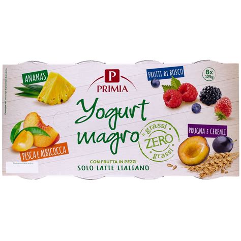 Yogurt Magro Gusti Assortiti Primia G X Tigros