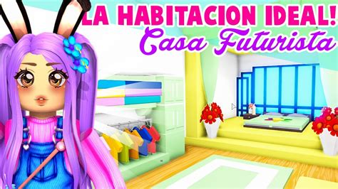 Mi Habitaci N En La Casa Futurista Adopt Me Roblox Youtube