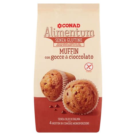 Muffin Senza Glutine Al Cioccolato Alimentum Conad Conad