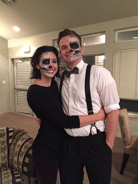 Easy Halloween Makeup Skeleton Makeup Couples Skeleton Costume